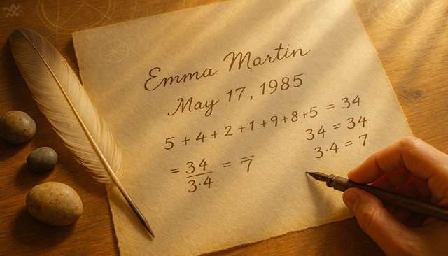 Le nombre d’héritage karmique : quand votre nom murmure les secrets de vos vies passées