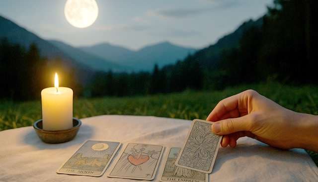 Tirages de Pleine Lune : rituels pour éclairer vos émotions refoulées