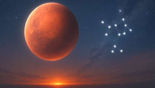 9 décembre 2025, Mars en Sagittaire face à Saturne en Poissons : le choc entre feu et foi